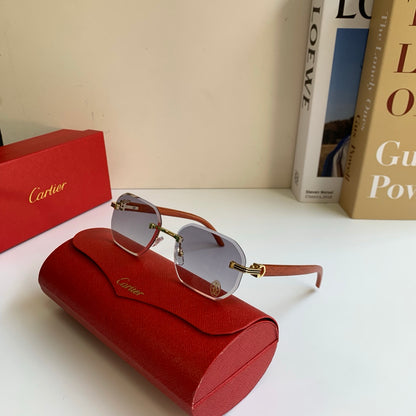 Cartier Square Silver Lens Sunglasses for Men & Women - 372301 - detail image 5