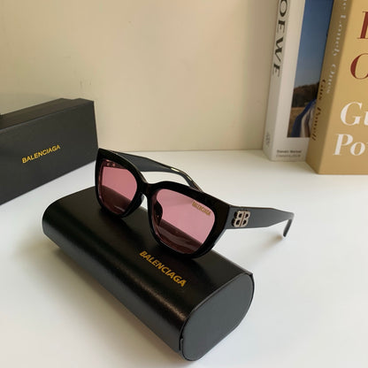 Balenciaga Square Red Lens Sunglasses for Men & Women - detail image 5