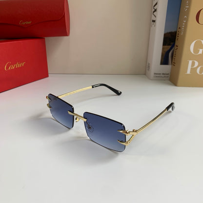 Cartier Square Silver Lens Sunglasses for Men & Women - 372195 - detail image 2