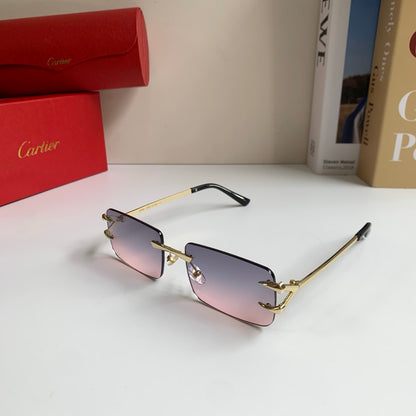 Cartier Square Silver Lens Sunglasses for Men & Women - 372196 - detail image 2