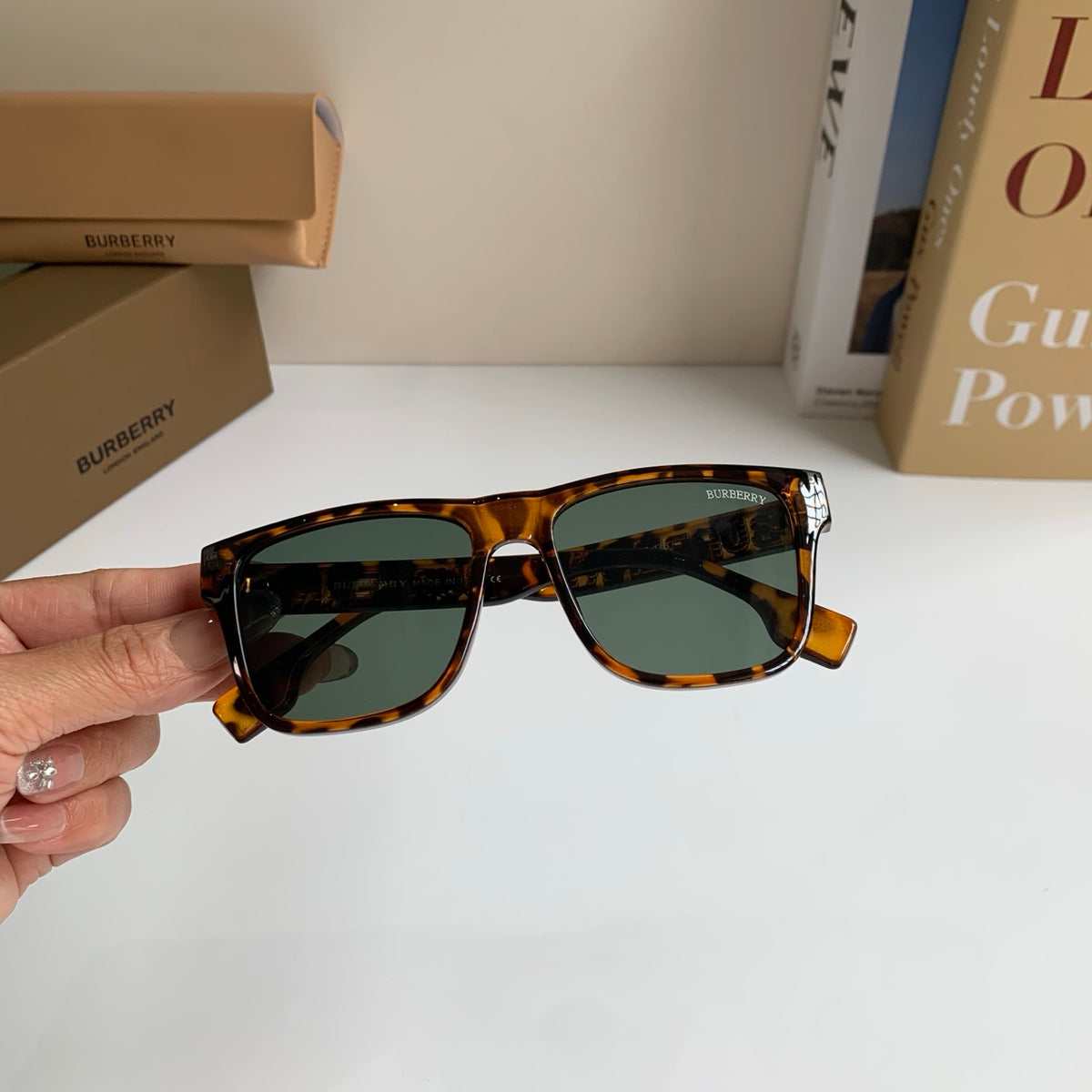 Burberry Square Black Lens Sunglasses for Men & Women - 465978 - detail image 4