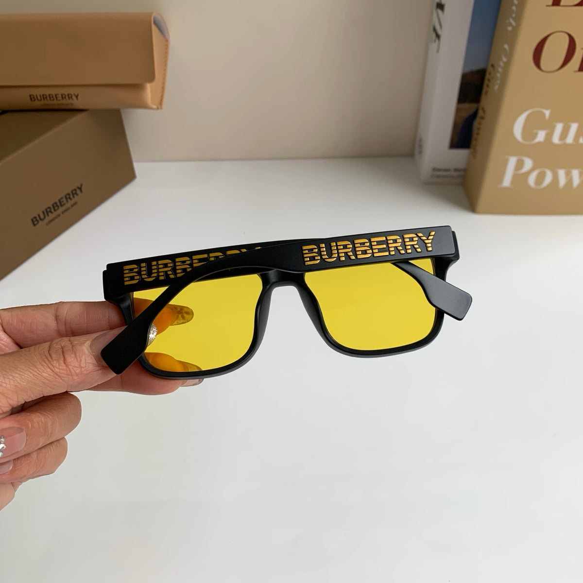 Burberry Square Yellow Lens Sunglasses for Men & Women - 382882 - detail image 7