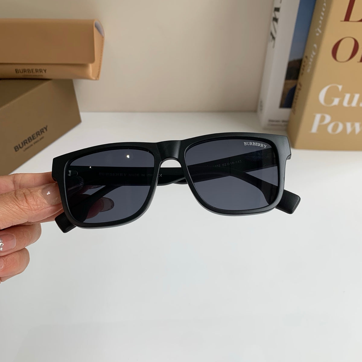 Burberry Square Black Lens Sunglasses for Men & Women - 465980 - detail image 4