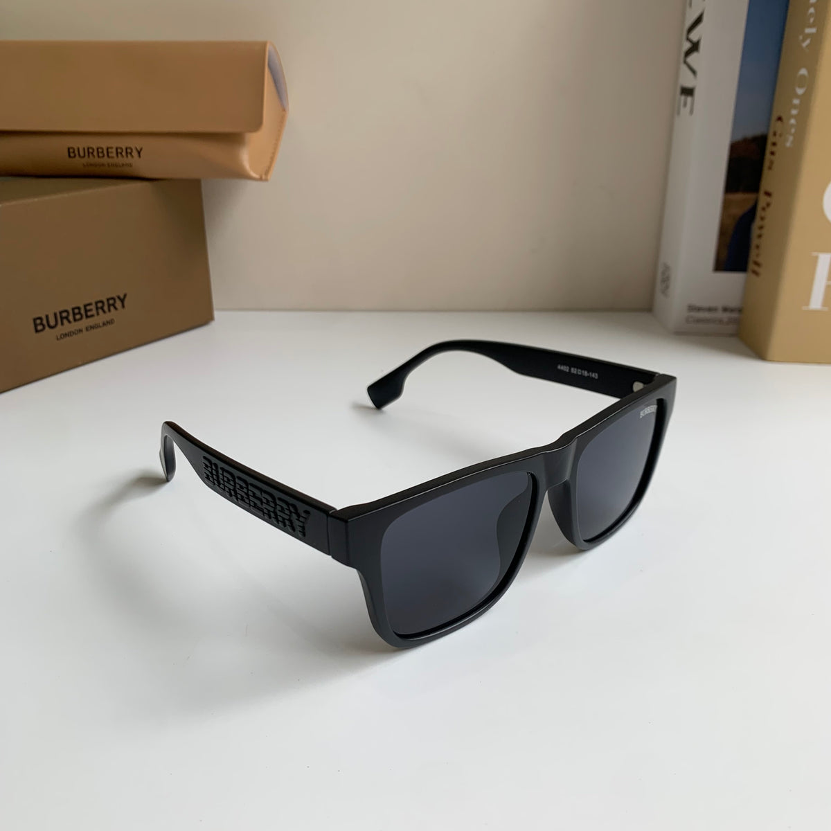 Burberry Square Black Lens Sunglasses for Men & Women - 382883
