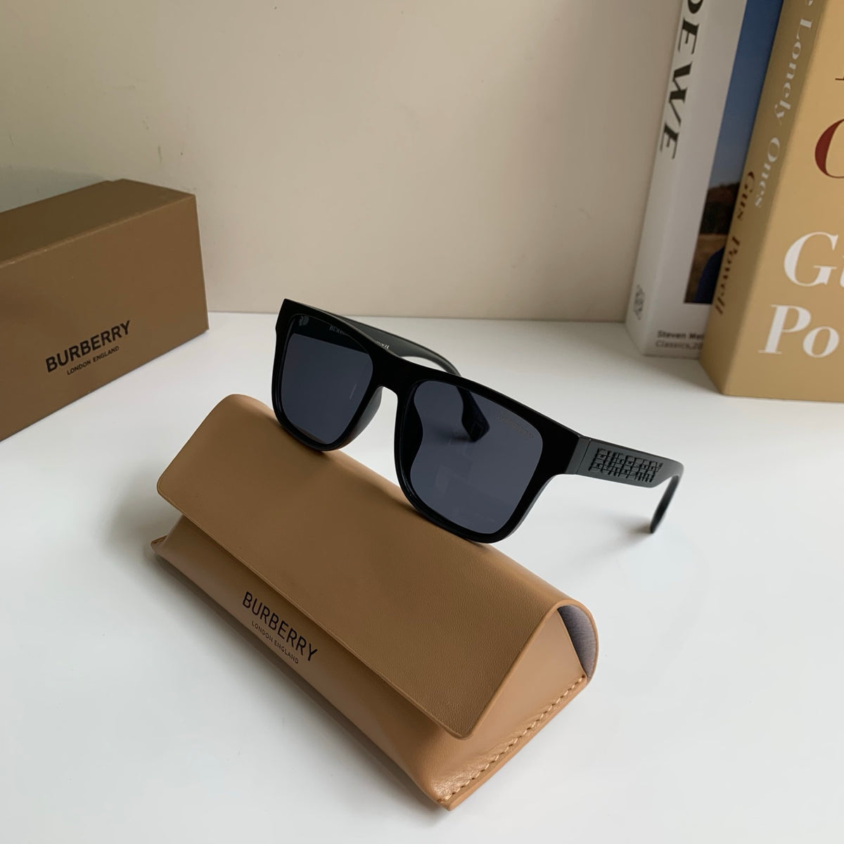Burberry Square Black Lens Sunglasses for Men & Women - 382883 - detail image 5