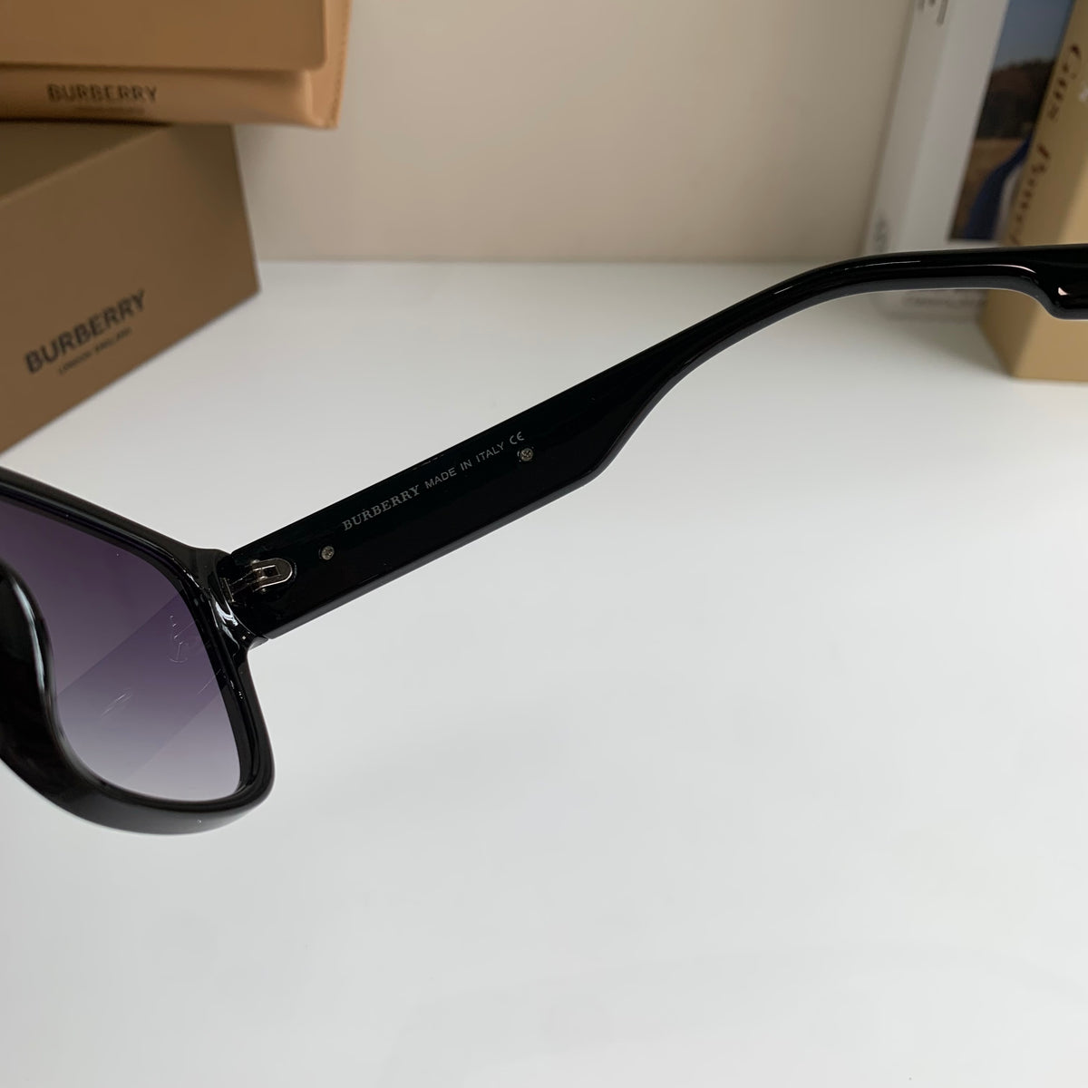 Burberry Square Silver Lens Sunglasses for Men & Women - 399058 - detail image 7