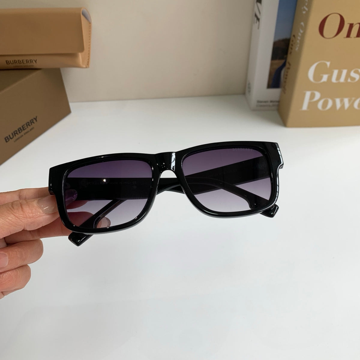 Burberry Square Silver Lens Sunglasses for Men & Women - 487404 - detail image 4