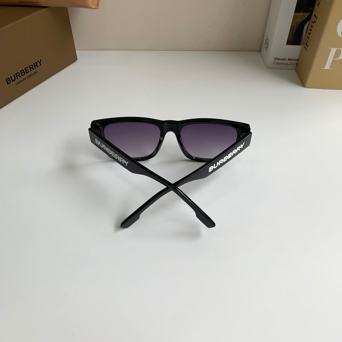 Burberry Square Silver Lens Sunglasses for Men & Women - 487404 - detail image 8