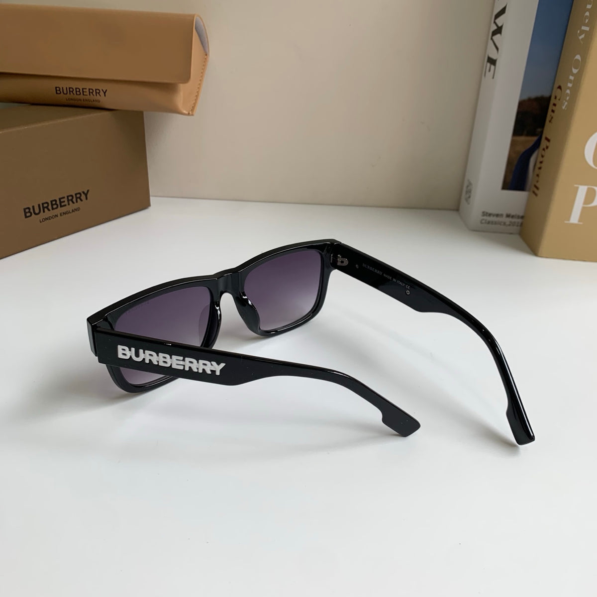 Burberry Square Silver Lens Sunglasses for Men & Women - 399058 - detail image 9