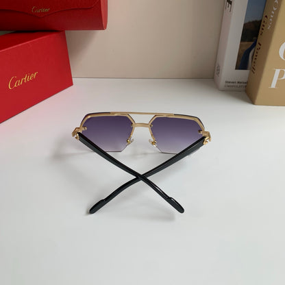 Cartier Square Silver Lens Sunglasses for Men & Women - 487400 - detail image 6