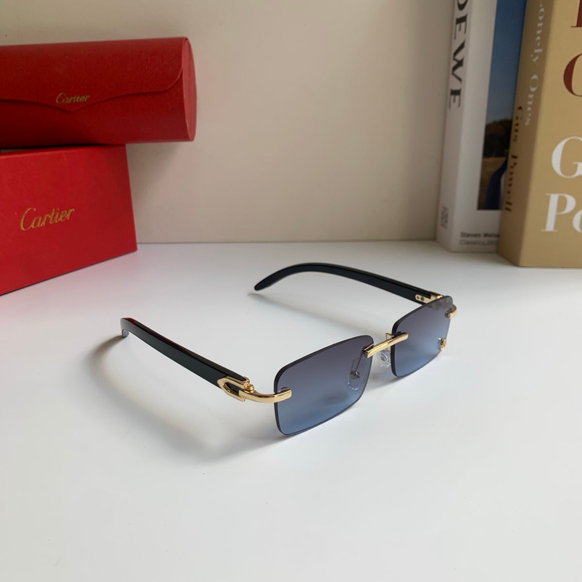 Cartier Fashion Silver Lens Sunglasses for Men & Women - 358520