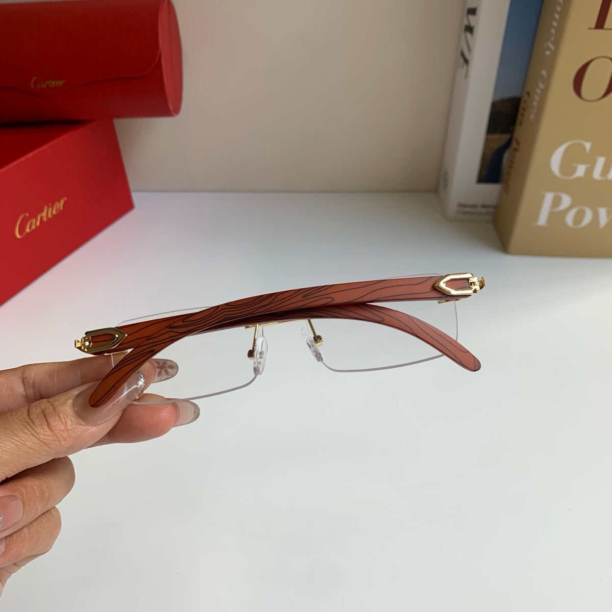 Cartier Fashion Silver Lens Sunglasses for Men & Women - 358521 - detail image 6