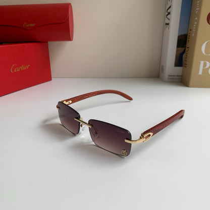 Cartier Fashion Silver Lens Sunglasses for Men & Women - 449473 - detail image 2