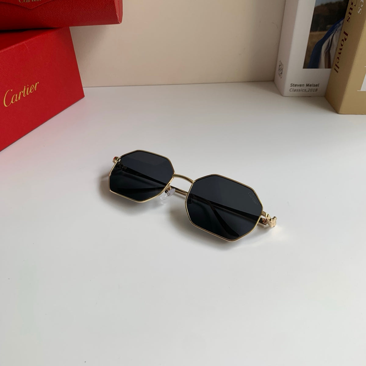 Cartier Metal Fashion Silver Lens Sunglasses for Men & Women - 465826 - detail image 3