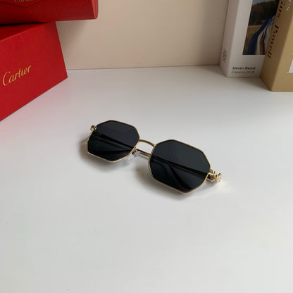 Cartier Metal Fashion Silver Lens Sunglasses for Men & Women - 372214 - detail image 3