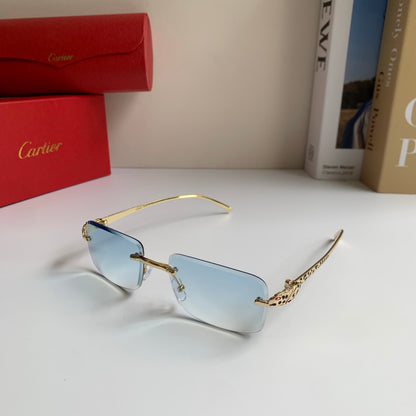 Cartier Square Silver Lens Sunglasses for Men & Women - 465883 - detail image 2