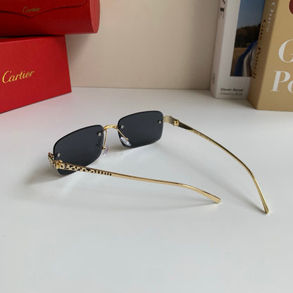 Cartier Square Silver Lens Sunglasses for Men & Women - 382854 - detail image 7