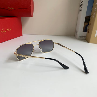 Cartier Metal Fashion Silver Lens Sunglasses for Men & Women - 465734 - detail image 7