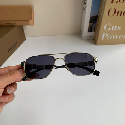 Burberry Metal Square Silver Lens Sunglasses for Men & Women - 399090 - detail image 4