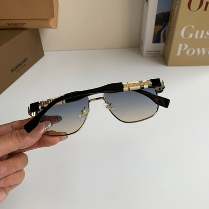 Burberry Metal Square Silver Lens Sunglasses for Men & Women - 487442 - detail image 7