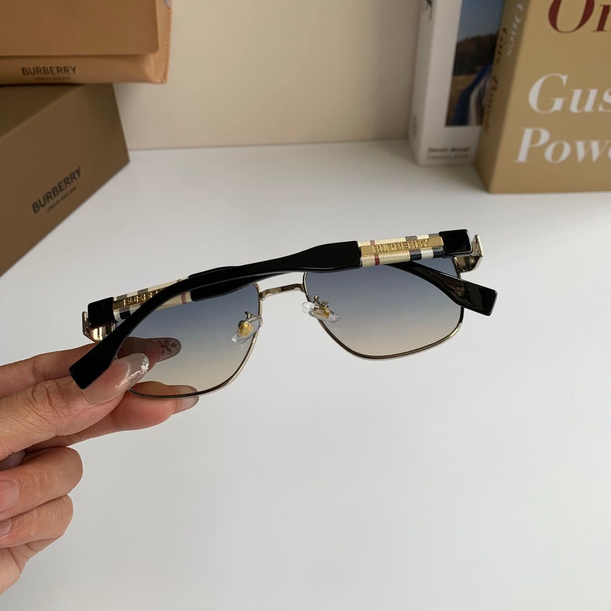 Burberry Metal Square Silver Lens Sunglasses for Men & Women - 399091 - detail image 7
