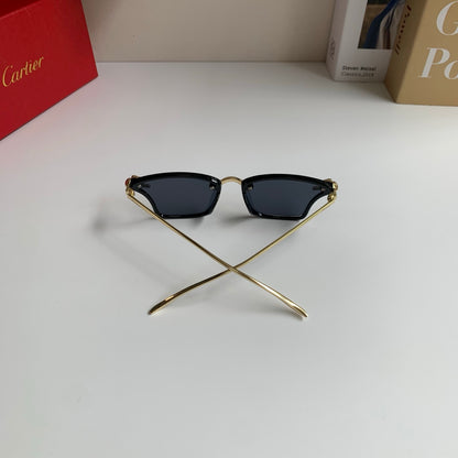 Cartier Lightweight Rimless Silver Lens Sunglasses for Men & Women - 487397 - detail image 8