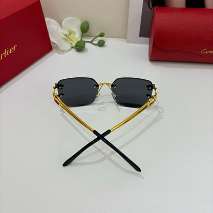 Cartier Fashion Silver Lens Sunglasses for Men & Women - 382771