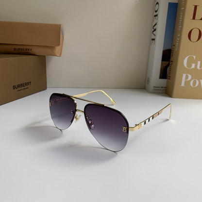Burberry Metal Aviator Silver Lens Sunglasses for Men & Women - 487406 - detail image 2
