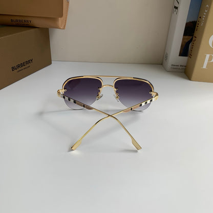 Burberry Metal Aviator Silver Lens Sunglasses for Men & Women - 487406 - detail image 7