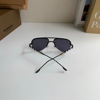 Burberry Metal Aviator Silver Lens Sunglasses for Men & Women - 382889 - detail image 8