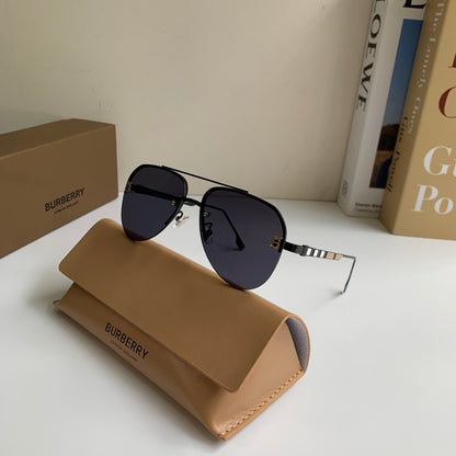 Burberry Metal Aviator Silver Lens Sunglasses for Men & Women - 382889 - detail image 4