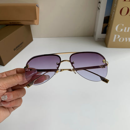 Burberry Metal Aviator Silver Lens Sunglasses for Men & Women - 382890 - detail image 3