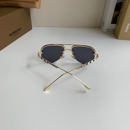 Burberry Metal Aviator Silver Lens Sunglasses for Men & Women - 382891 - detail image 7