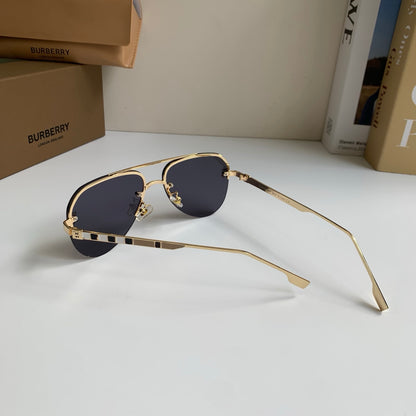Burberry Metal Aviator Silver Lens Sunglasses for Men & Women - 382891 - detail image 8