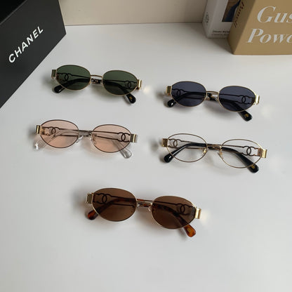 Chanel Metal Fashion Brown Lens Sunglasses for Men & Women - detail image 10