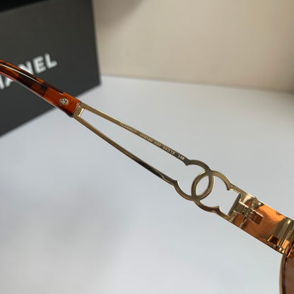 Chanel Metal Fashion Brown Lens Sunglasses for Men & Women - detail image 8