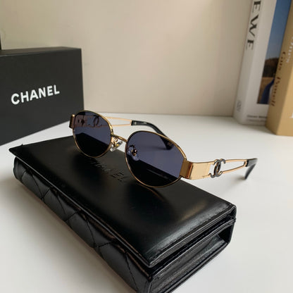 Chanel Metal Fashion Silver Lens Sunglasses for Men & Women - 493512 - detail image 4