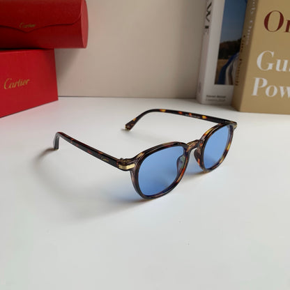 Cartier Square Blue Lens Sunglasses for Men & Women - 415823