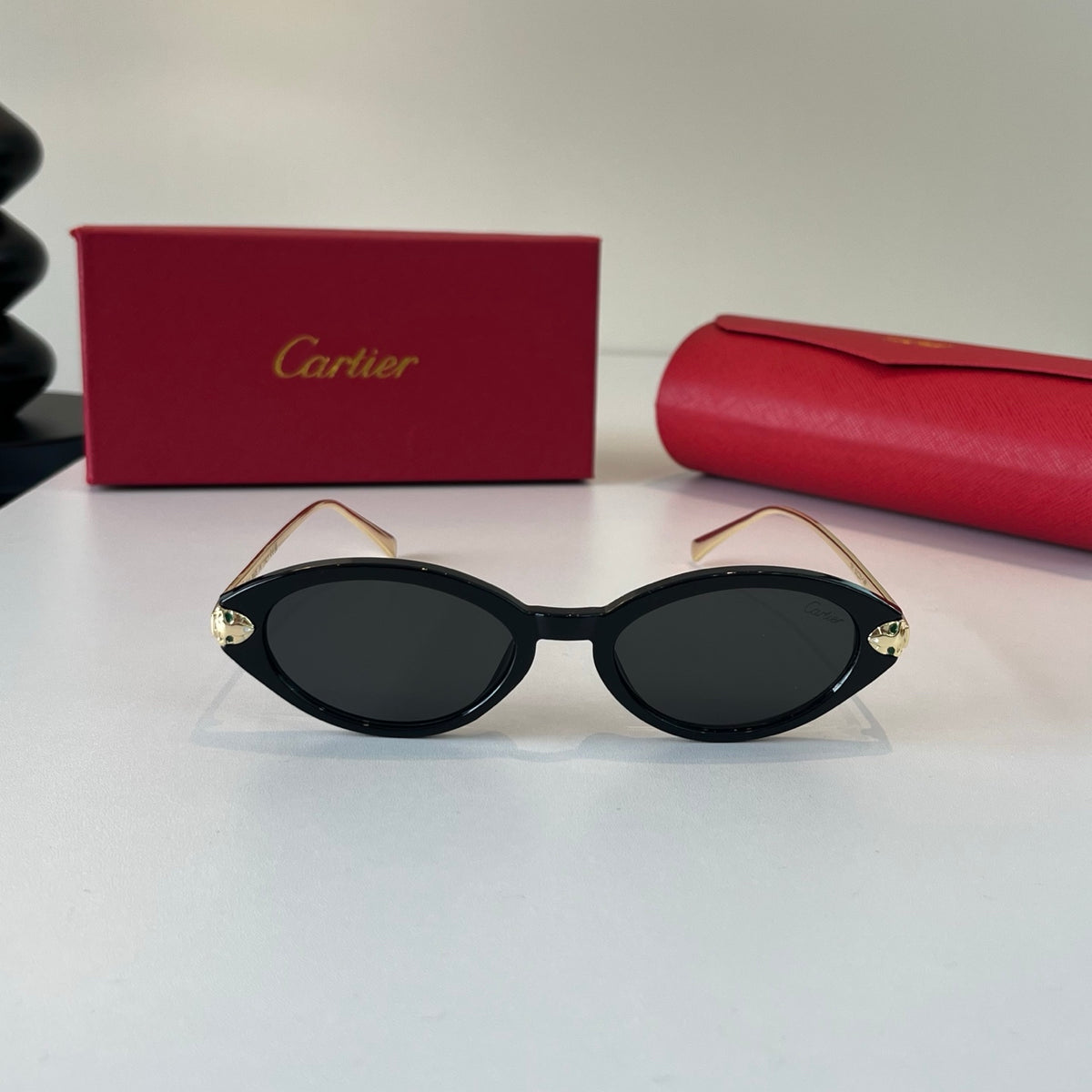 Cartier Lightweight Metal Rimless Silver Lens Sunglasses for Men & Wo - 465864 - detail image 2