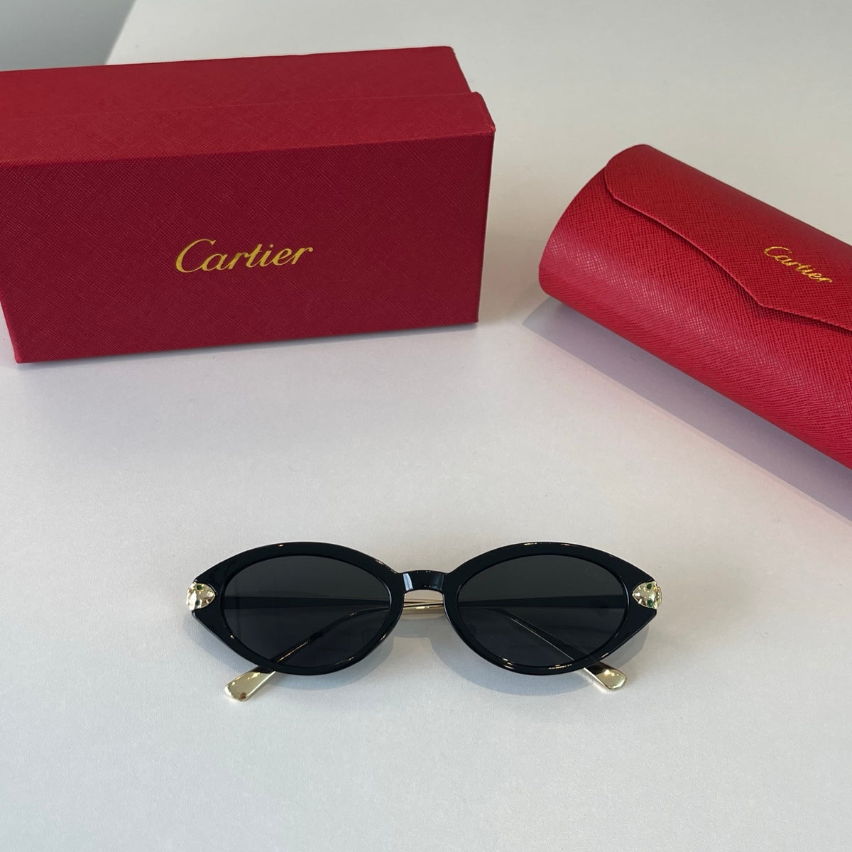 Cartier Lightweight Metal Rimless Silver Lens Sunglasses for Men & Wo - 465848 - detail image 4
