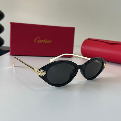 Cartier Lightweight Metal Rimless Silver Lens Sunglasses for Men & Wo - 465864