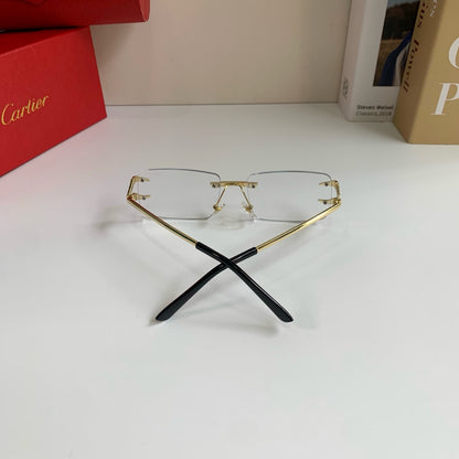 Cartier Square Silver Lens Sunglasses for Men & Women - 465831 - detail image 6